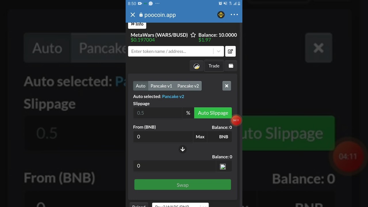 How to Buy 10 MetaWars Token on Trustwallet #metawars #trustwallet