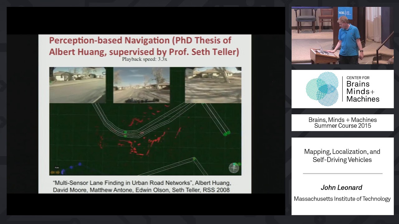 Lecture 8.2: John Leonard - Mapping, Localization and Self Driving Vehicles