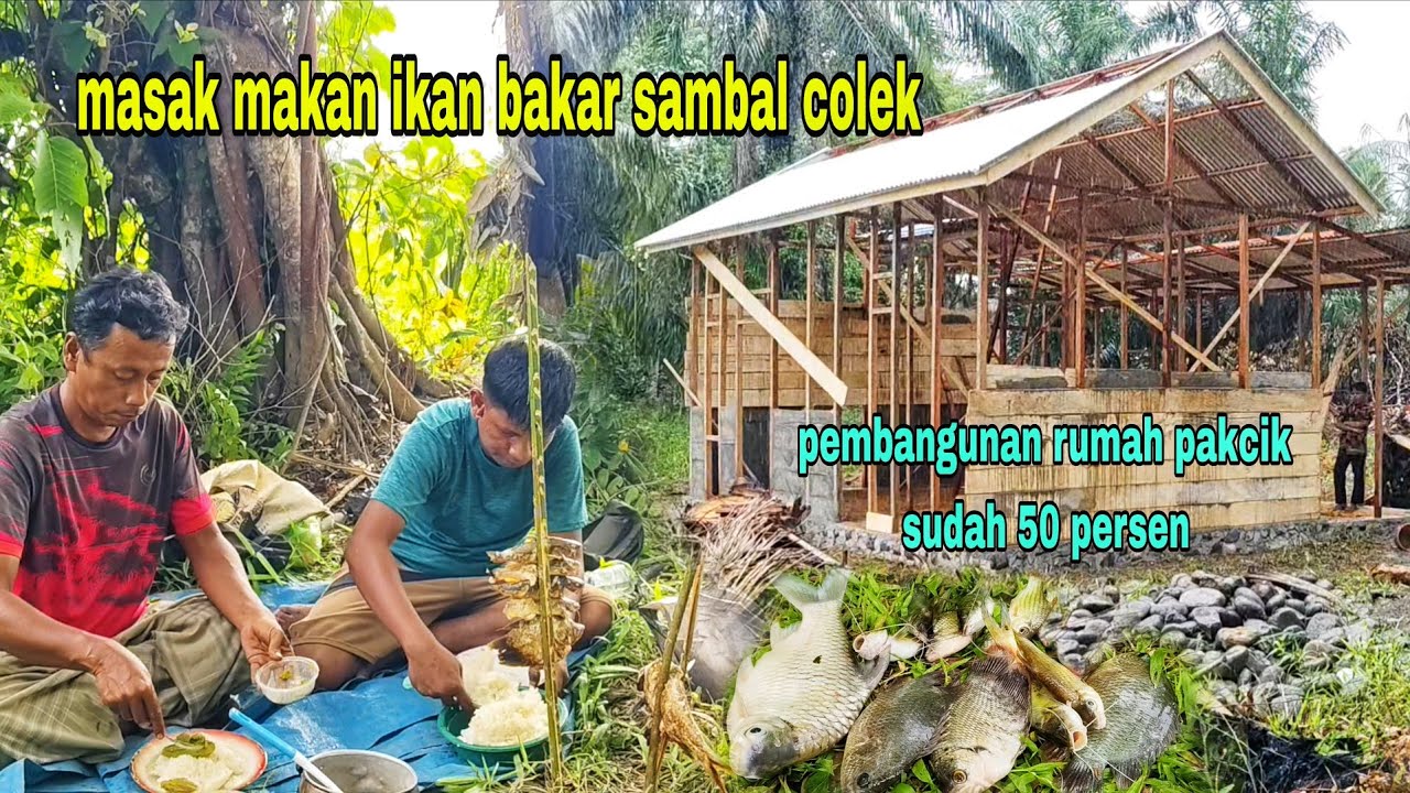 IKAN SEGAR MASAK BEGINI AJA SUDAH ENAK..!! HABIS MANCING, TENGOK RUMAHNYA PAKCIK