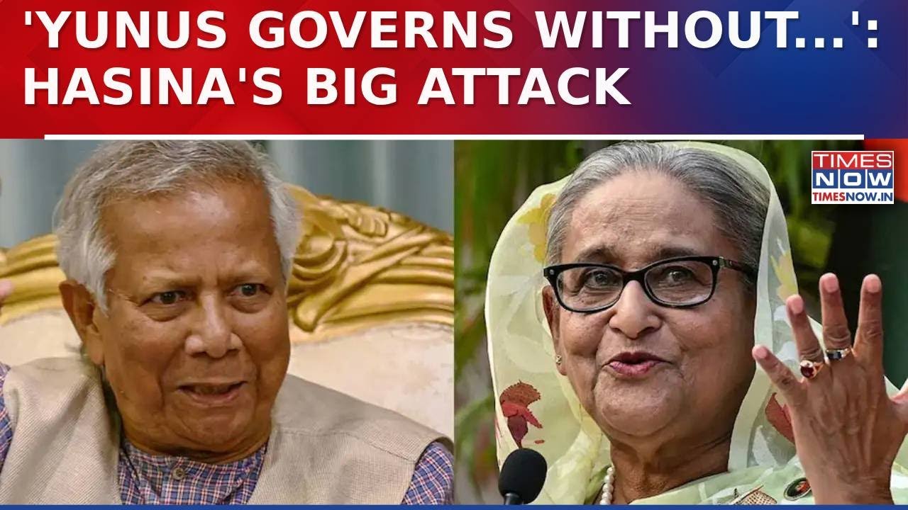 Bangladesh Unrest: Ex PM Sheikh Hasina Slams Yunus Regime, Calls No-Vote Rule, Polls A Coronation