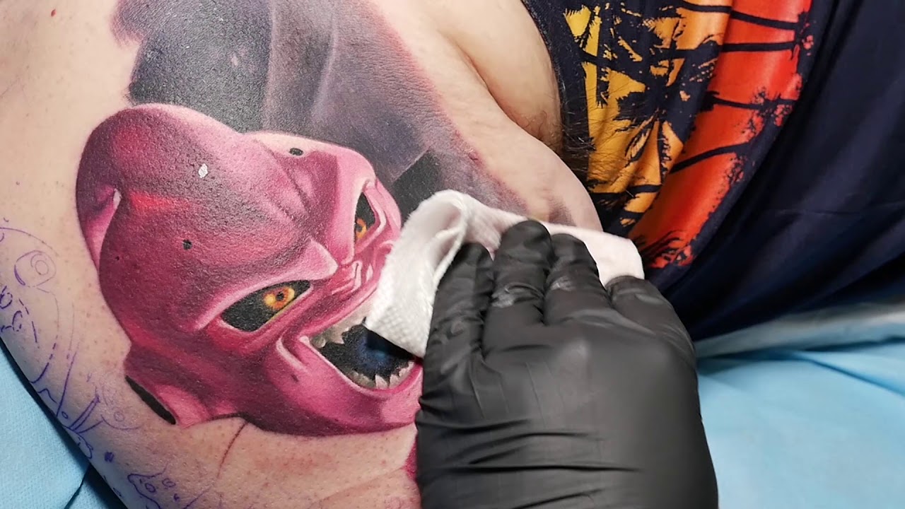 Kid Buu Dragonball Arm Sleeve | Manor No.9 Tattoo