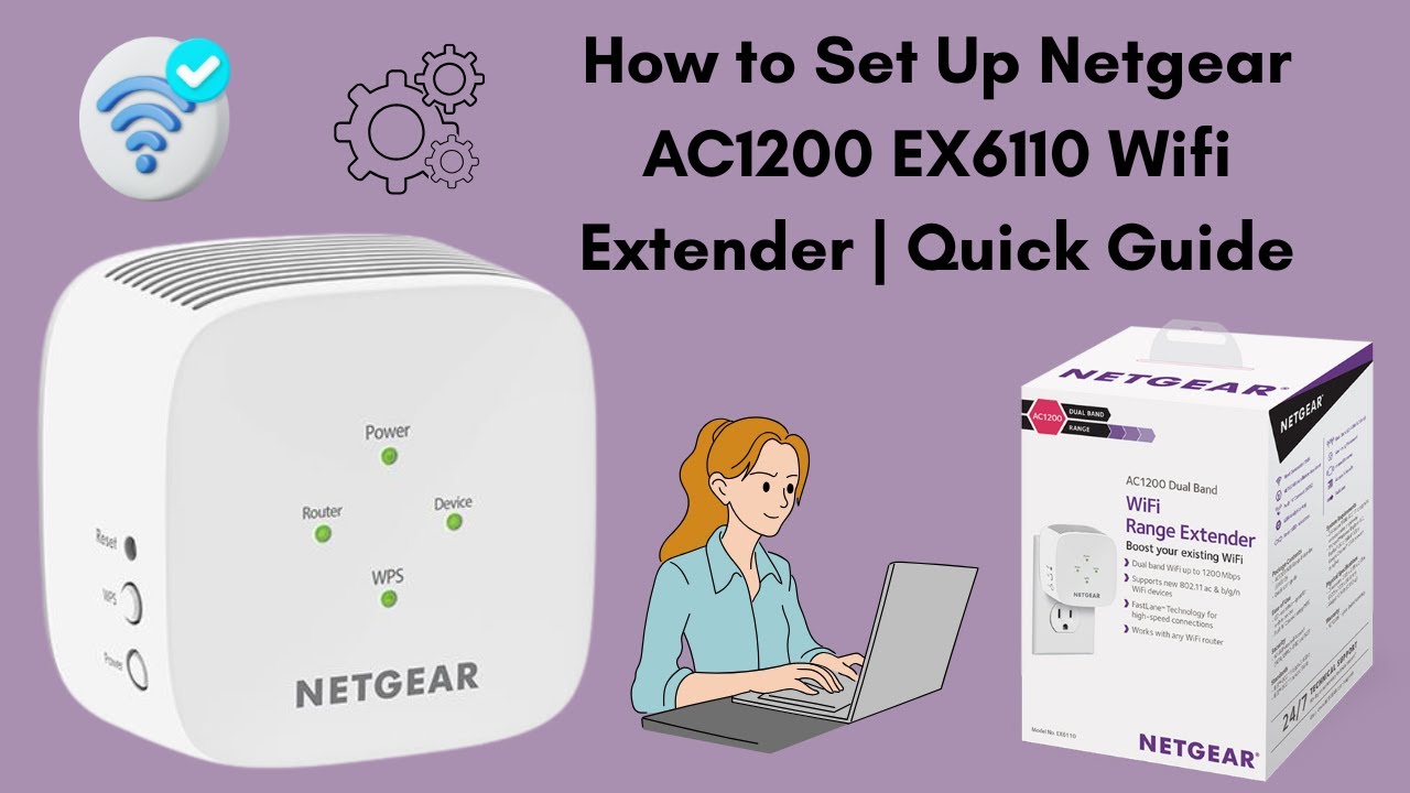 Как настроить Wi-Fi-ретранслятор Netgear AC1200 EX6110 | Краткое руководство