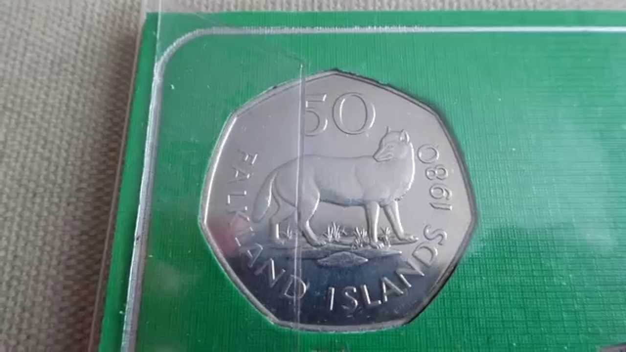 Falkland Islands - Proof Set 1980 . KM# PS 4. Rare : 10.000 sets worlwide.