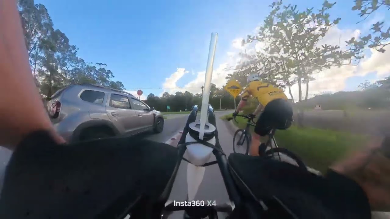 Pedal de 43km pelo sul da ilha de Floripa de BIKE Speed e TT