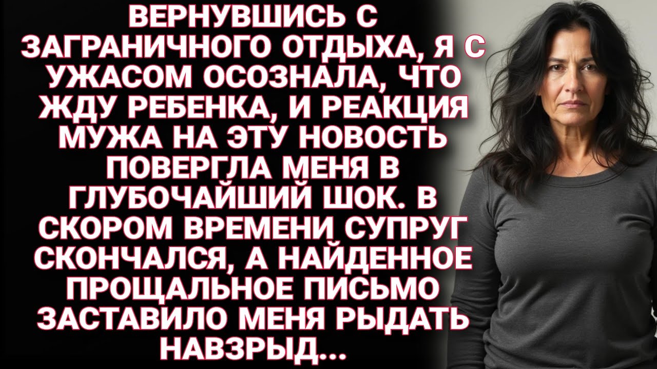 Смерть мужа была лишь началом. Прощальное письмо открыло правду, от которой кровь стынет в жилах.