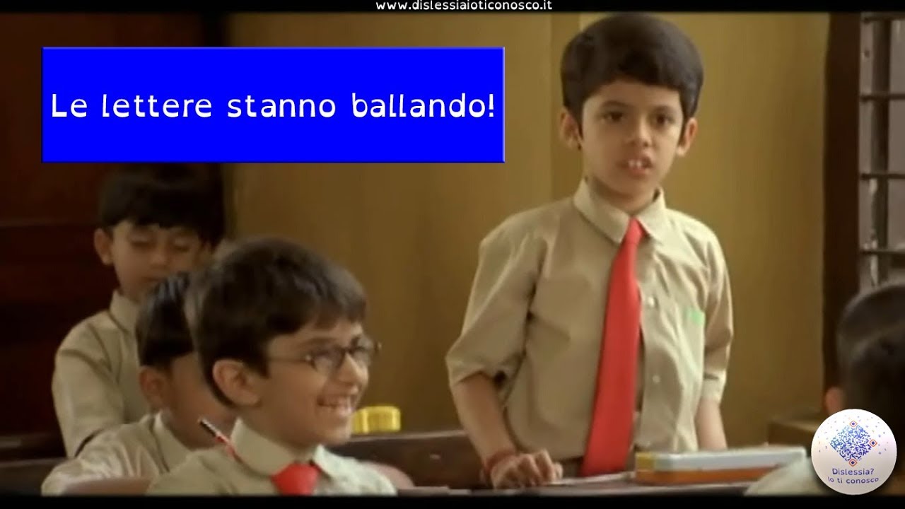 Dislessia e lettere che ballano: un esempio dal film Stelle sulla Terra