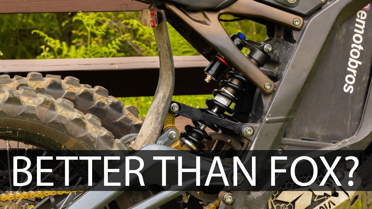 Testing Vonkat TENfive Prototype SurRon Suspension - Fox DHX2 Comparison