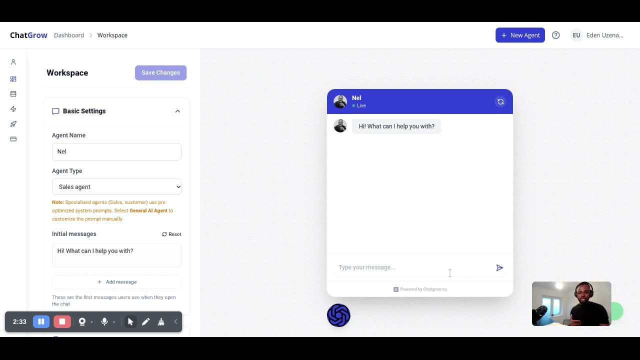 Welcome to Chatgrow!