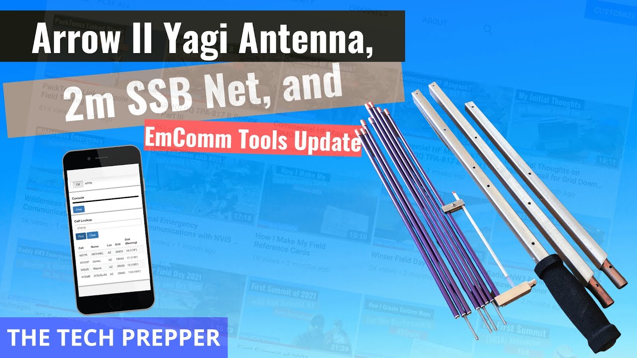 Антенна Arrow II Yagi, 2-метровая сеть SSB и инструменты EmComm