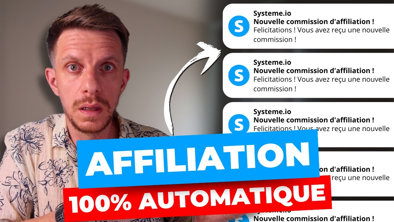 Ce Système d'Affiliation a changé ma Vie et je te l'Offre GRATUITEMENT