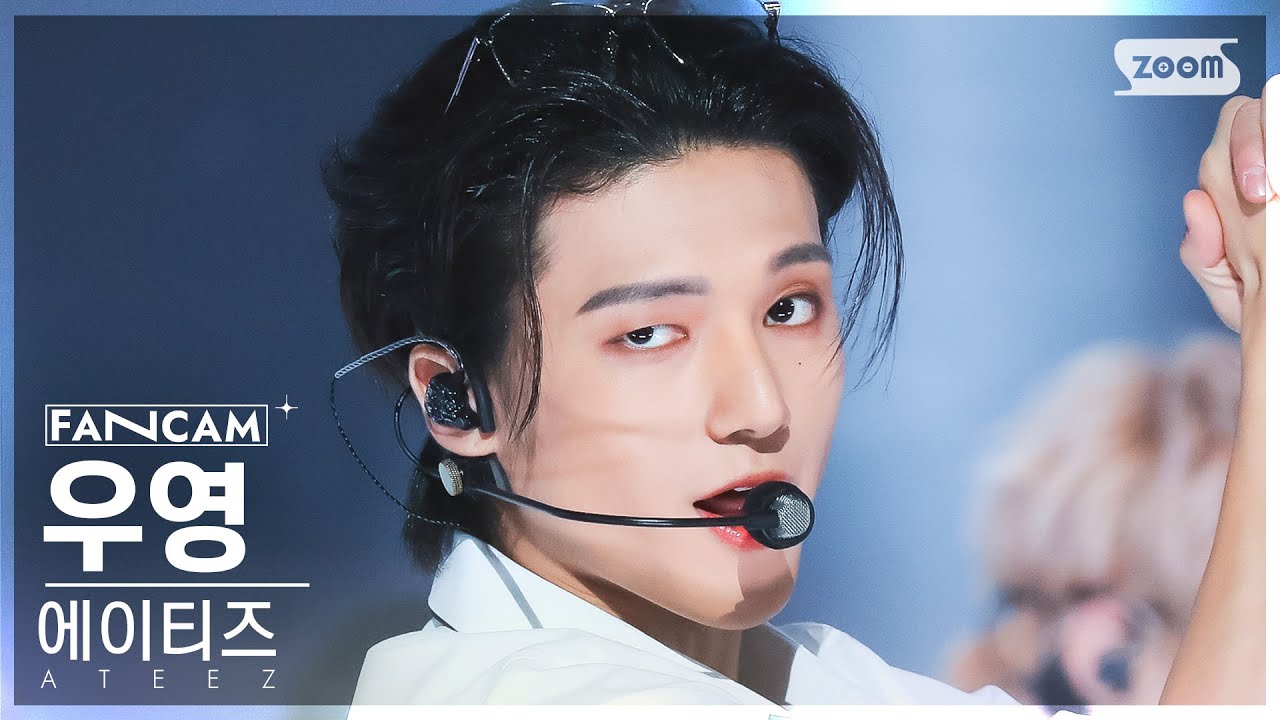[안방1열 직캠4K] 에이티즈 우영 'BOUNCY (K-HOT CHILLI PEPPERS)' (ATEEZ WOOYOUNG FanCam) @SBS Inkigayo 230625