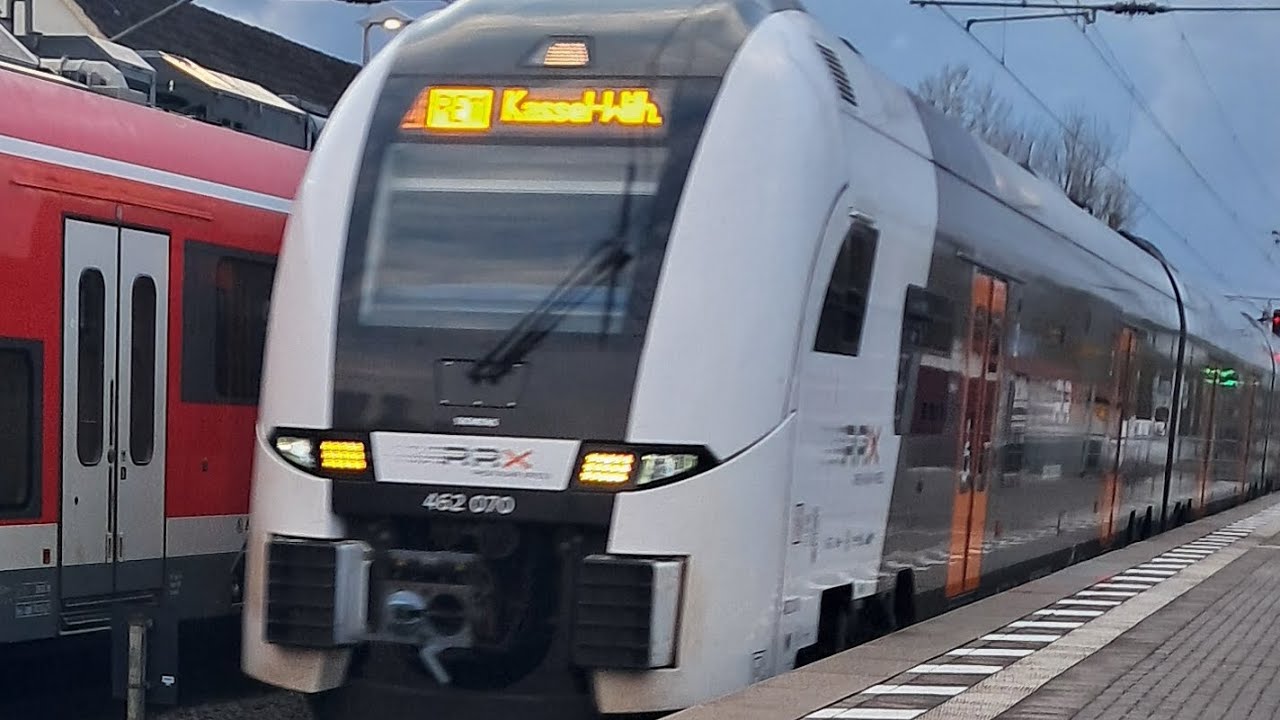 Mitfahrt RE11 von Hofgeismar bis nach KS Wilhelmshöhe BR462 HC National Expeess 