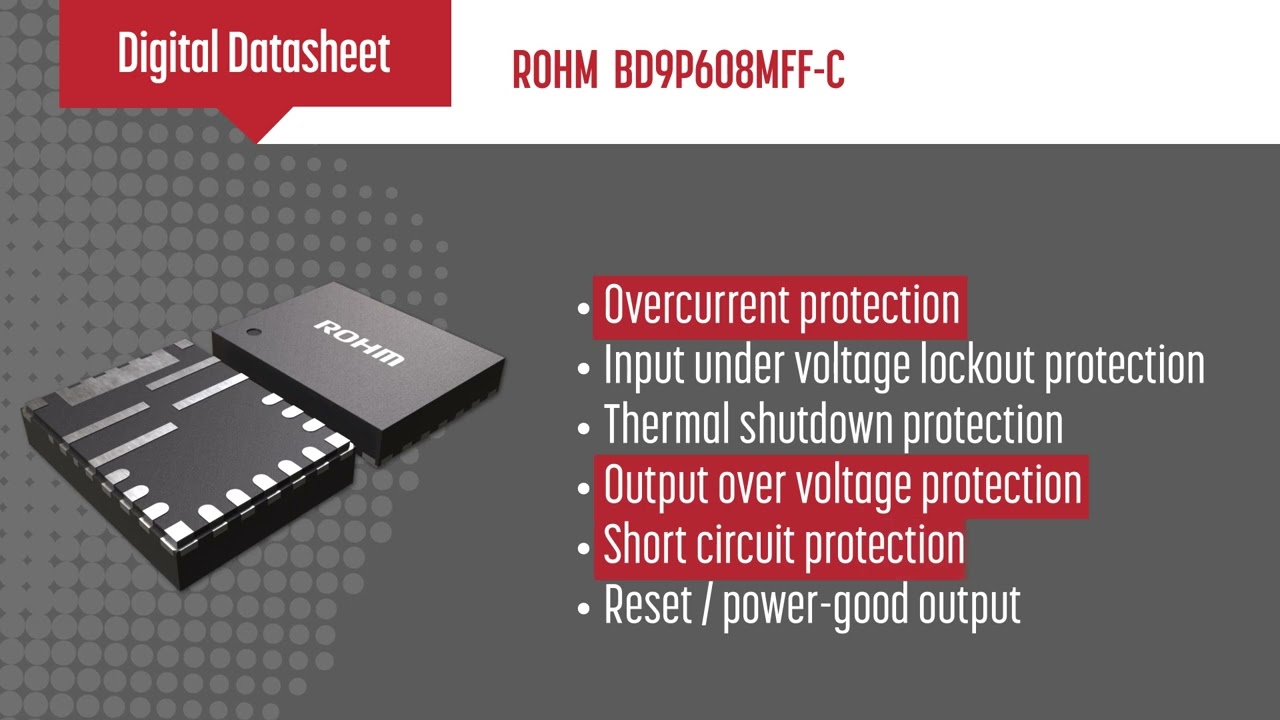BD9P608MFF-C Nano Pulse Control&trade; | ROHM Semiconductor