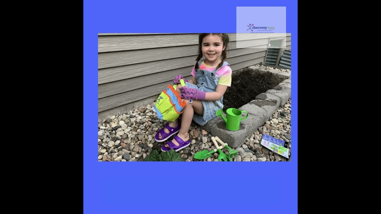 Jr. Garden Tote.Inspire passion for nature, enhance their creativity.