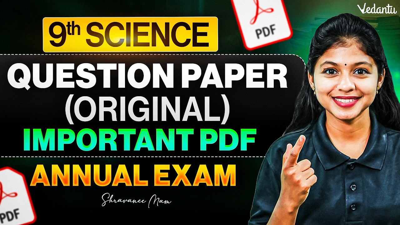 9th Science Annual Exam Question Paper 2026 | Important questions 2026 | shravanee Ma'am