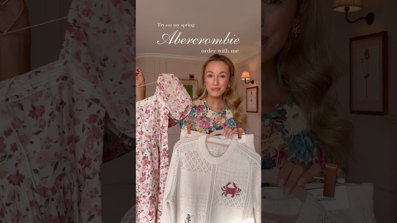 Примеряю вместе с собой мой весенний заказ от Abercrombie 🌸 #ootd #haul