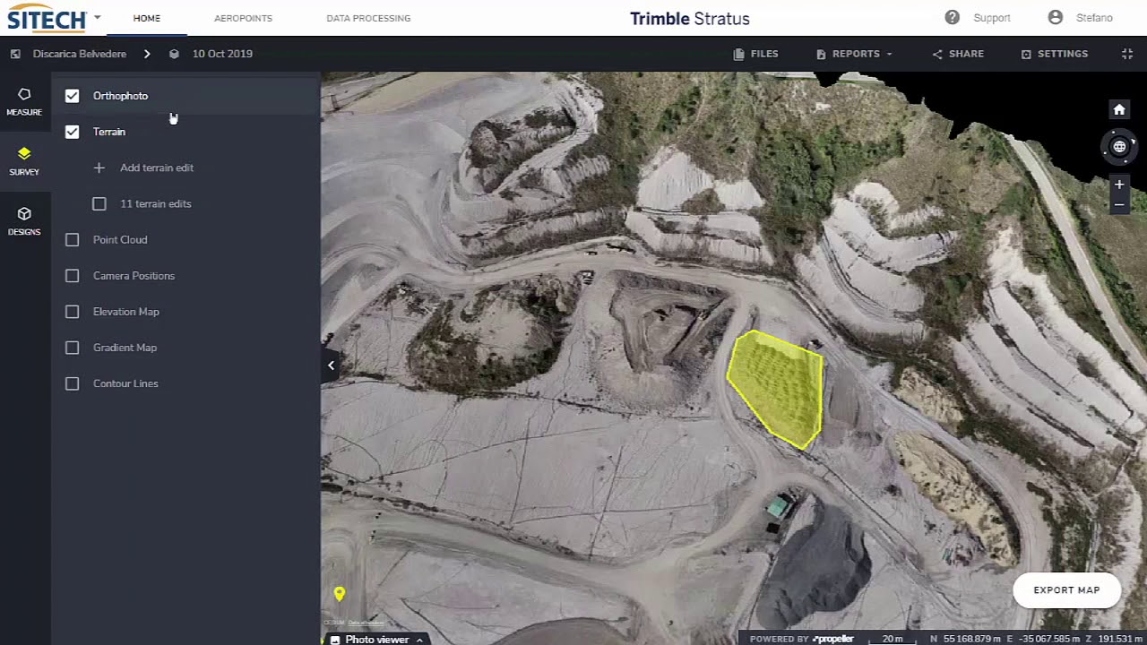 Trimble Stratus - la panoramica