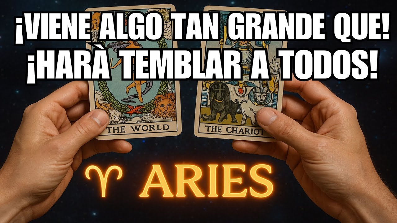 ARIES ♈😮 ¡TUS ENEMIGOS LLORAN! LO QUE LLEGA A TU VIDA ES TAN GRANDE QUE NADIE LO PODRÁ DETENER ✨💥