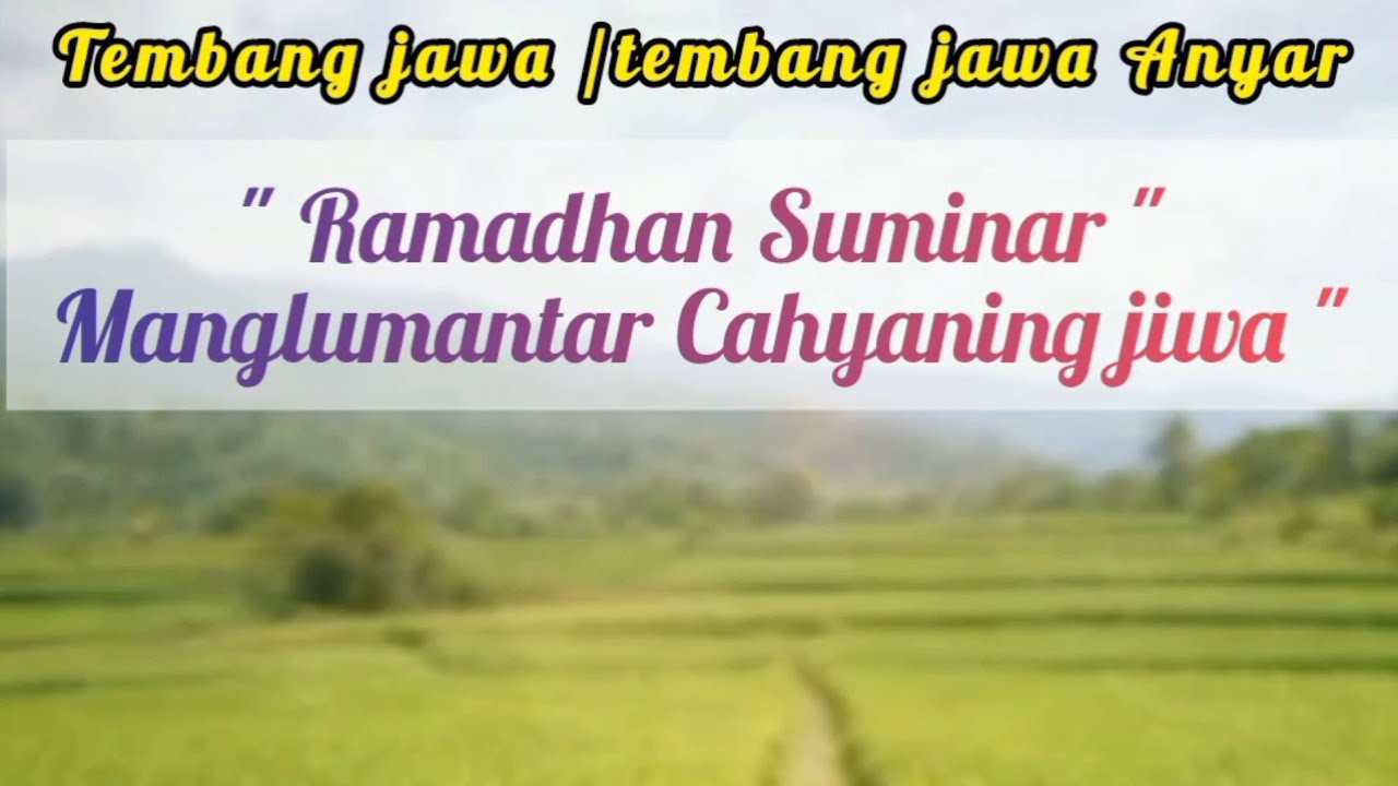 Ramadhan cahyaning jiwa