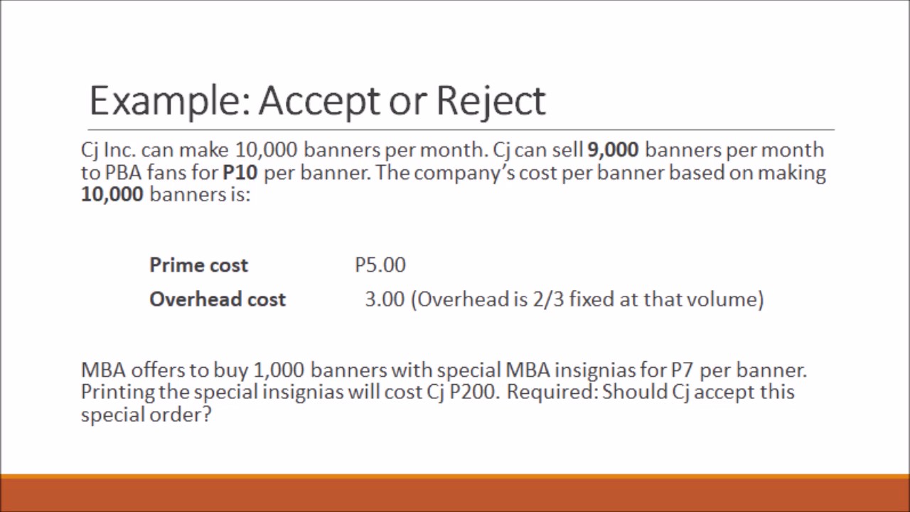 ACCTBA3 - Accept or Reject