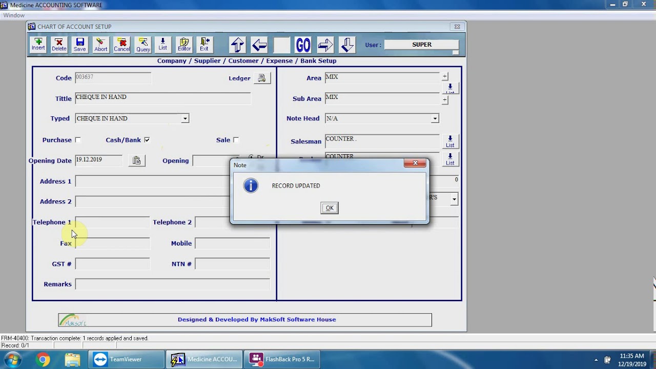 022   How to Edit Cheque in Hand