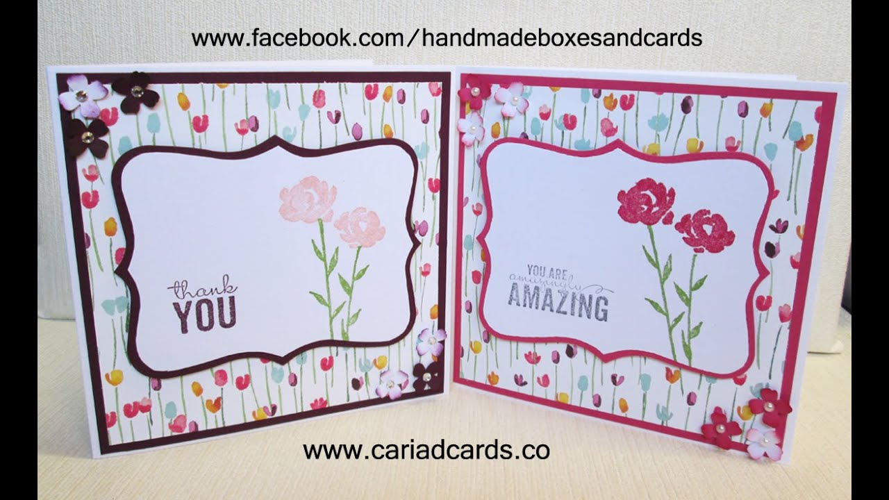 Stampin up painted petals