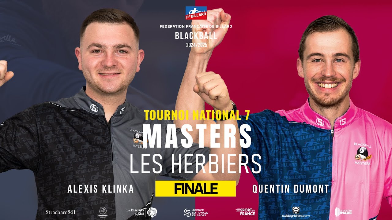 BILLARD BLACKBALL - 🎱 Tournoi National #7 MASTERS 24/25 – Finale