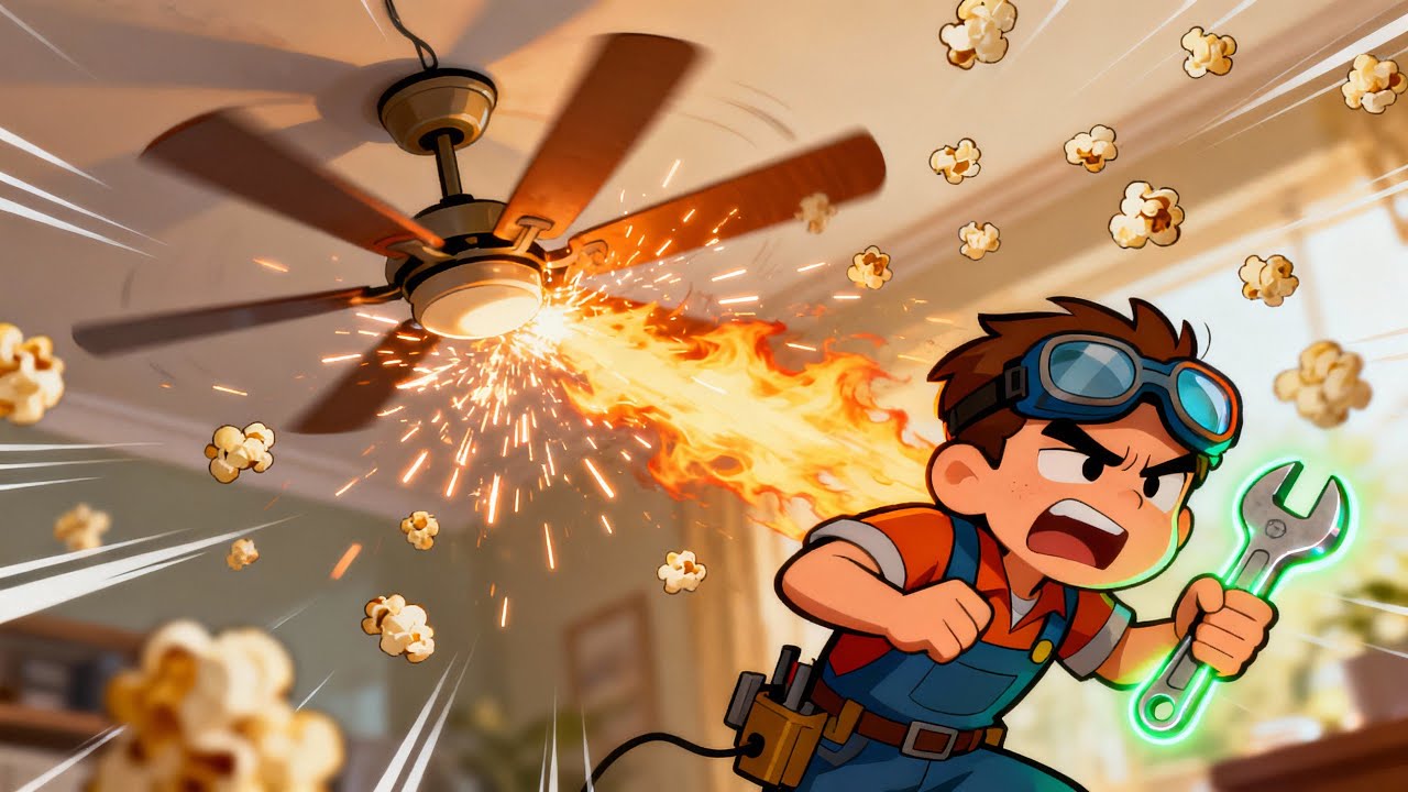 Когда попкорн встречает горящий вентилятор