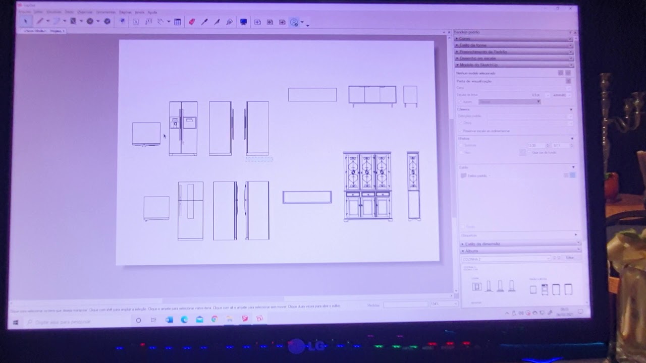 Como criar blocos 2D no Layout usando os Blocos do SketchUp 2021