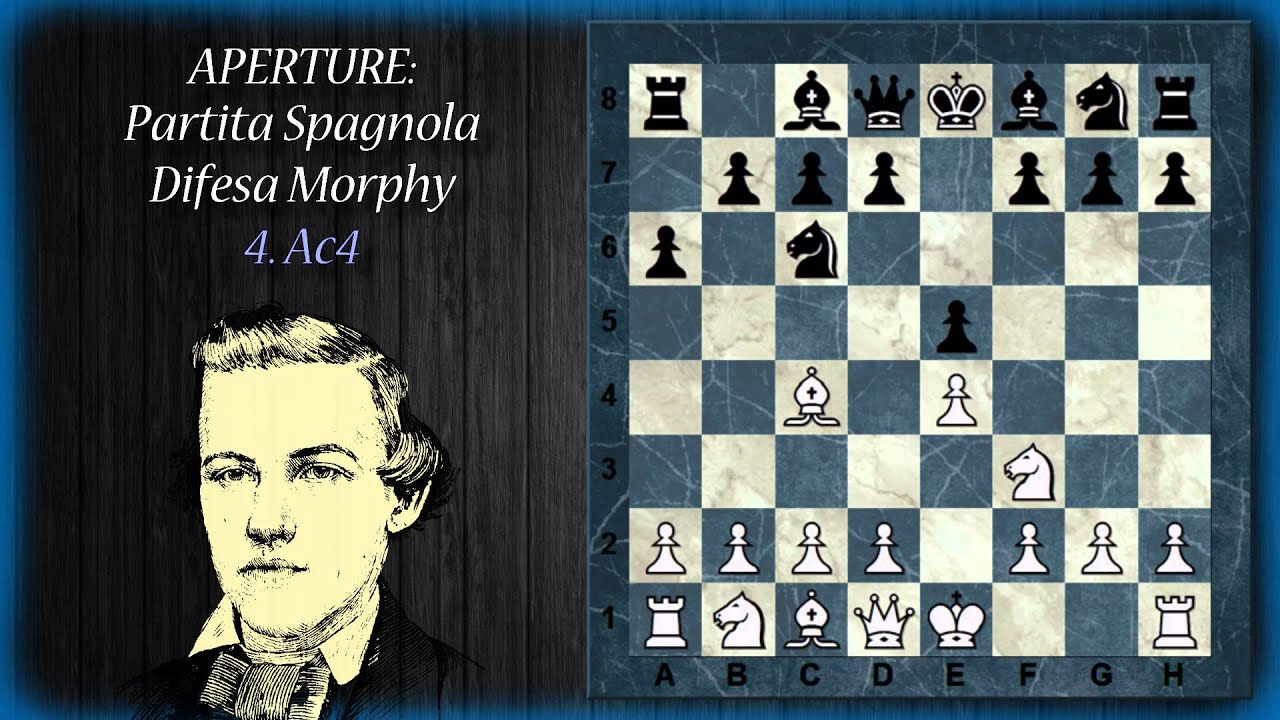 Aperture di Scacchi 01 - Apertura Spagnola - Difesa Morphy