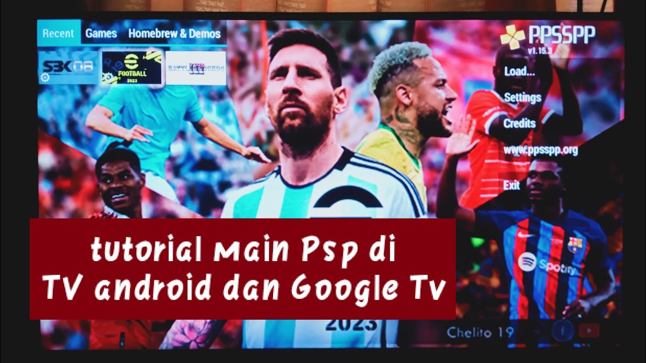 TUTORIAL MAIN PSP DI TV ANDROID TV DAN GOOGLE TV