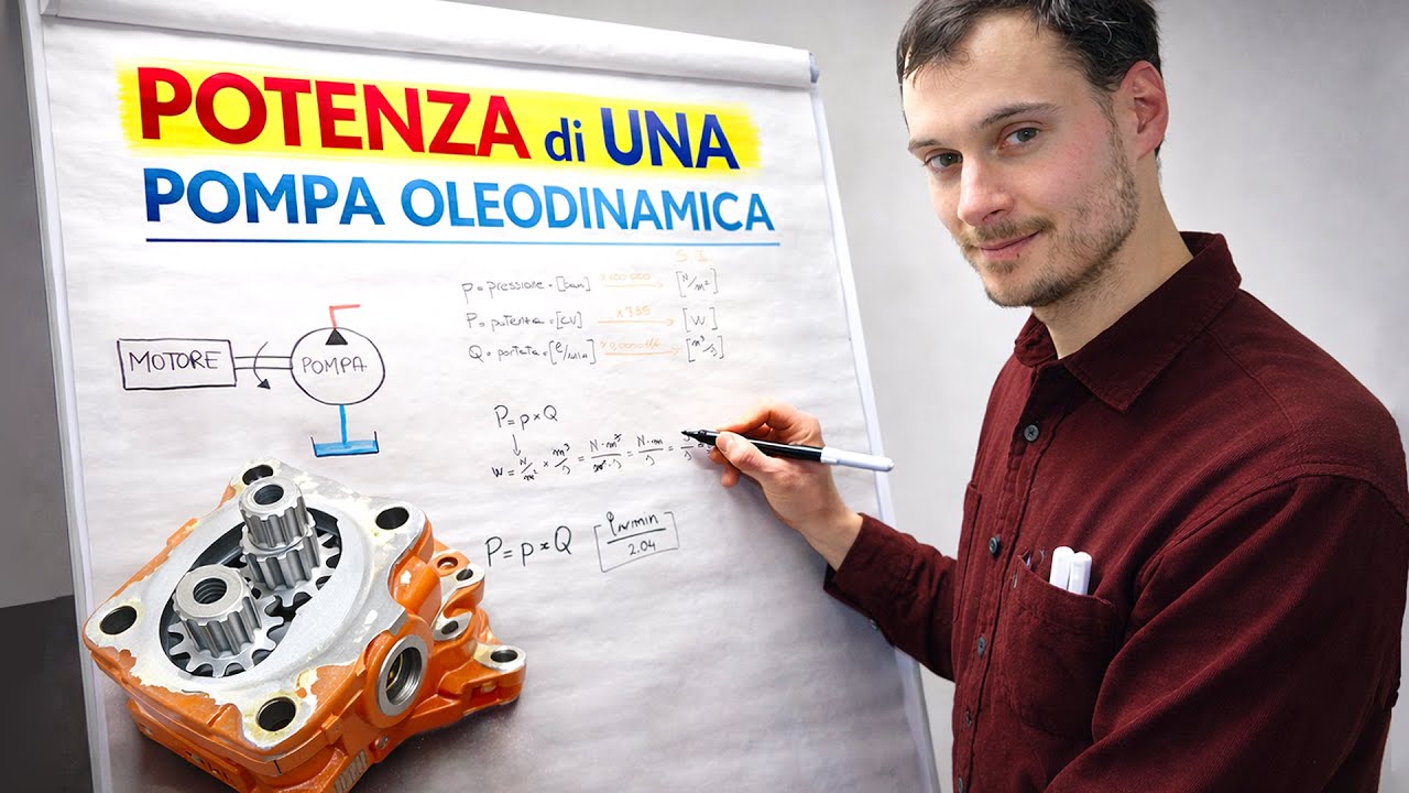 Impianto oleodinamico: la potenza assorbita dalla pompa