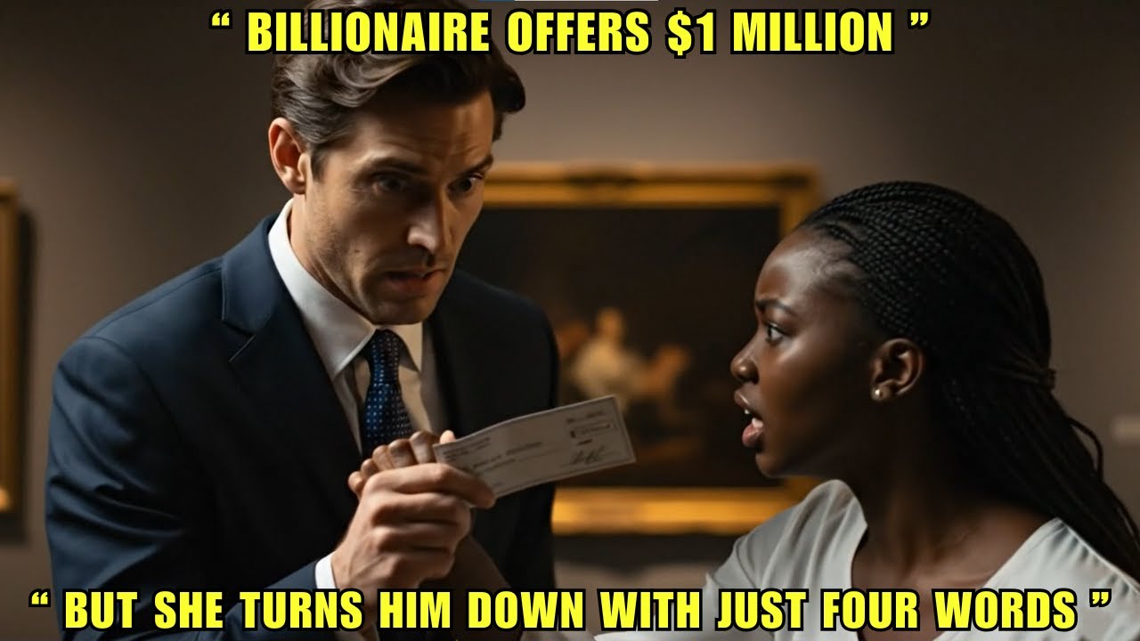 BILLIONAIRE OFFERS $1 MILLION – BUT SHE TURNS HIM DOWN WITH JUST FOUR WORDS