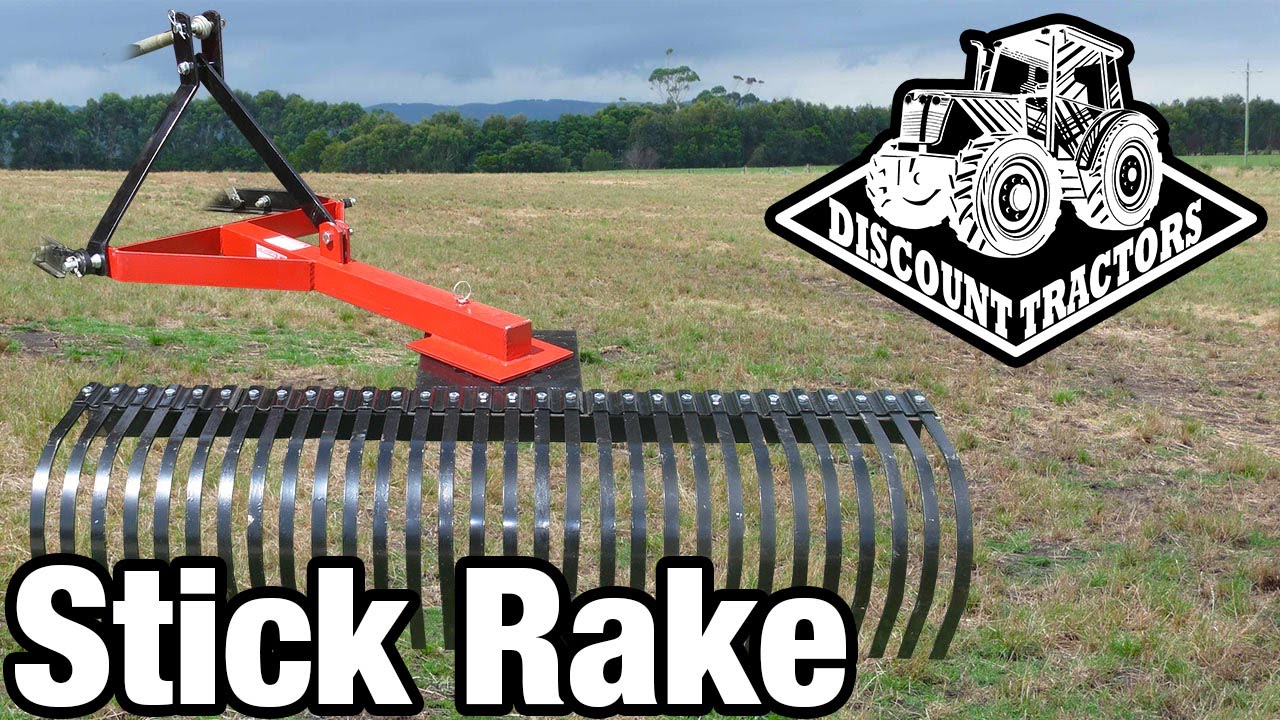 🚜 Discount Implements - Stick Rake Demo