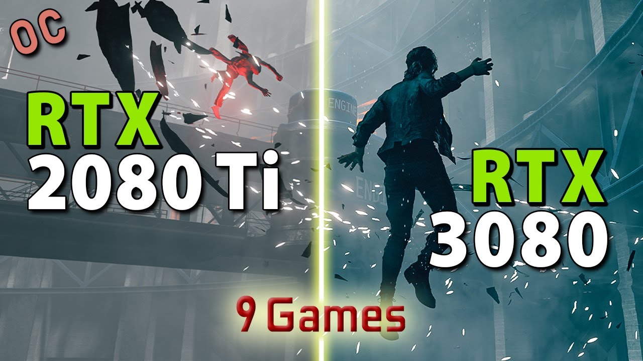 RTX 3080 vs RTX 2080 Ti - OC // Test in 9 Games | 4K