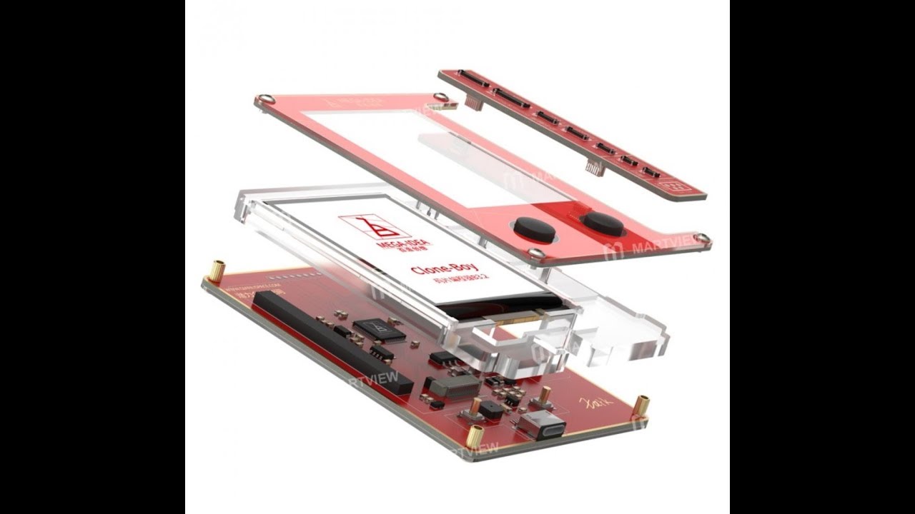 Mega-Idea Clone-Boy LCD Screen Light Sensor Vibration Recovery