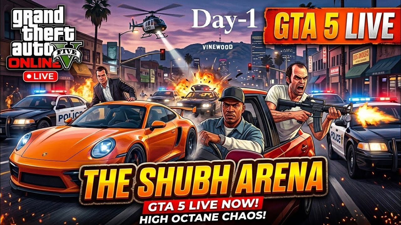 🔥 GTA 5 LIVE | Ultimate Chaos Mod