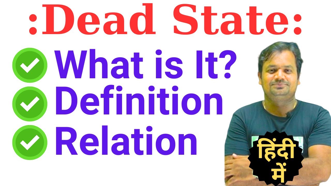 Define Dead State in Hindi, Definition of Dead State, Thermodynamics Lectures in Hindi