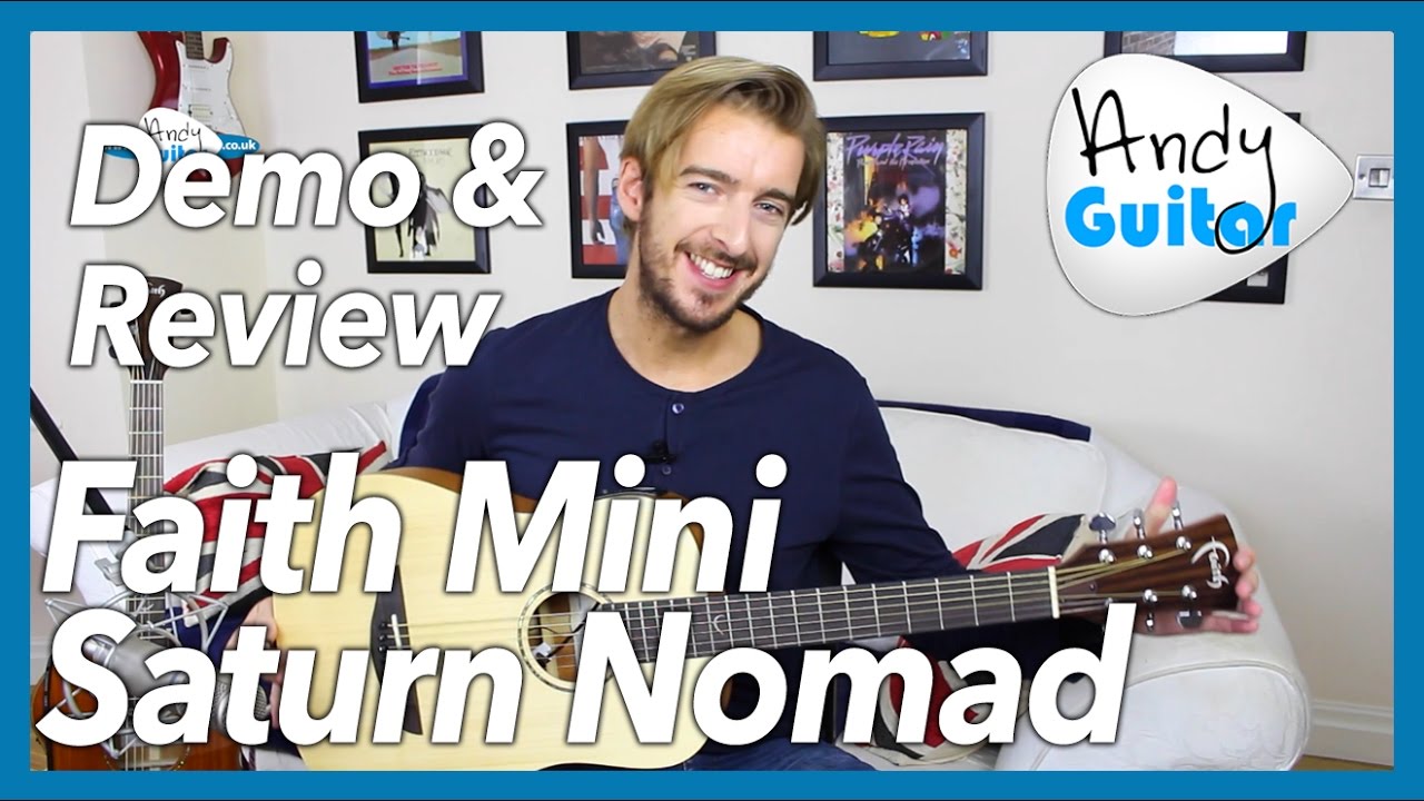 FAITH Nomad Mini-Saturn Electro DEMO/ REVEIW - Ed Sheeran Style Travel Guitar