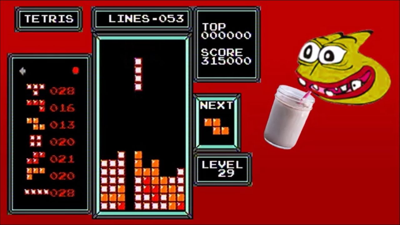 NES Tetris - 427,800 From a 29 Start (Former World Record)