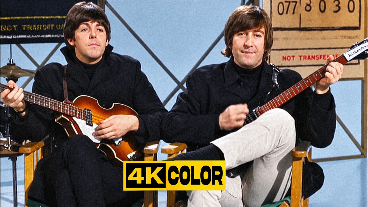 [4K Color] The Beatles - Ticket To Ride