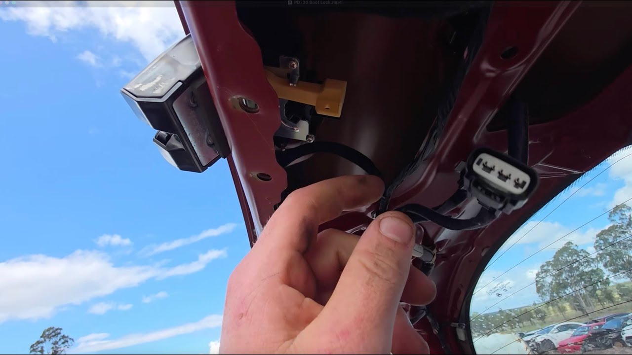How to Remove & Replace Hyundai I30 Boot Lock Mechanism PD Models 2017-2021 Hatchback