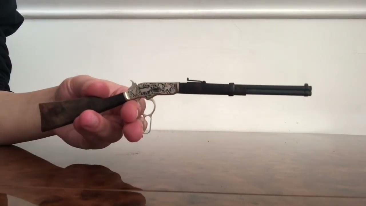 W.POLAH MINIATURE GUNS: the Winchester Rifle in action | 2mm Gun | mini Winchester | Gift for Men