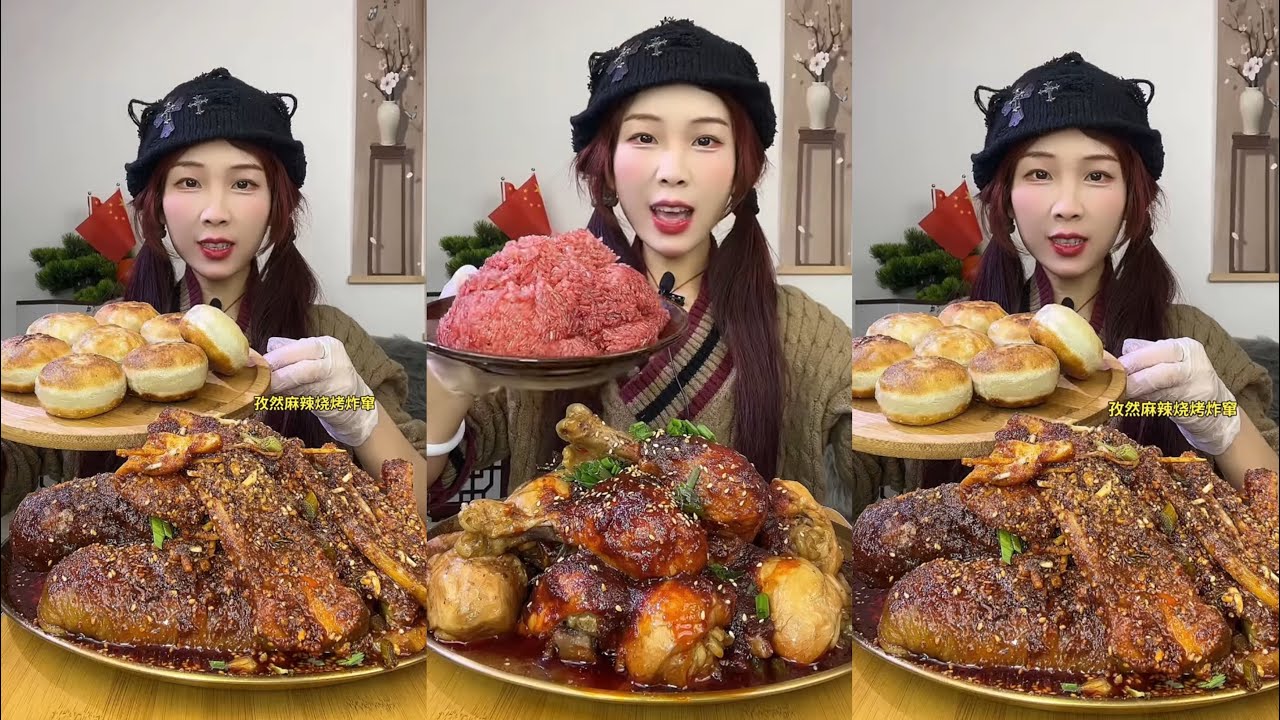 【ASMR】【MUKBANG】紅燒肉 GIANT PORK BELLY | EATING SHOW |CHINESE MUKBANG |食べ |吃播 LOVE ASMR•JENNIE #咀嚼音