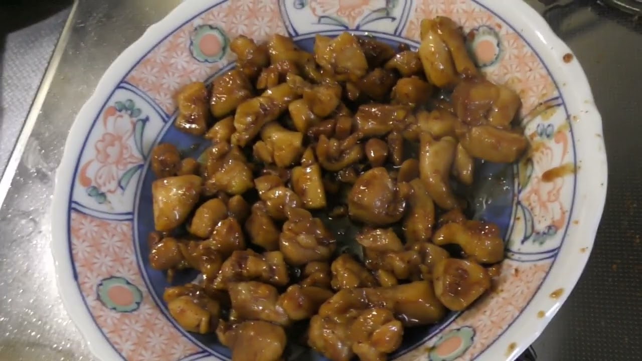 男の料理　鶏マヨ巻き