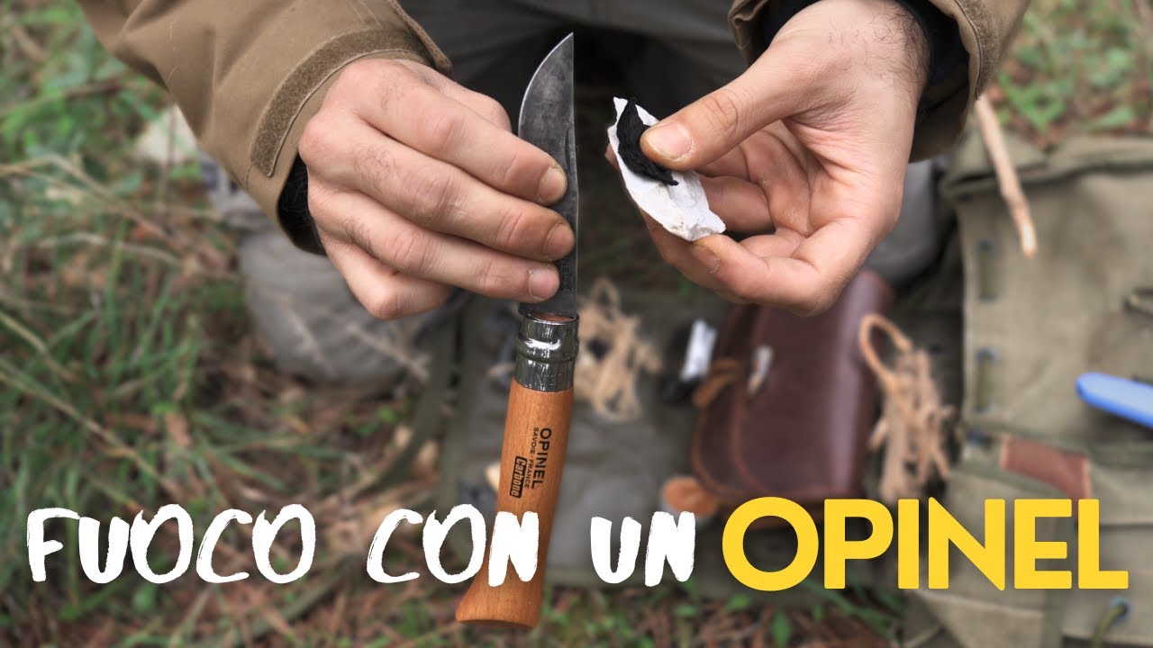 🔥 Questa Tecnica di Sopravvivenza la devi conoscere! - FUOCO con un COLTELLO al Carbonio