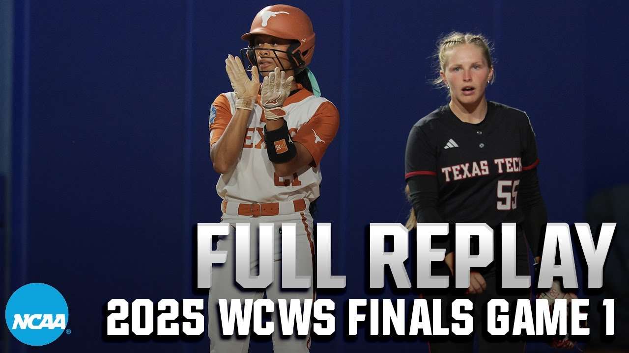 Texas vs. Texas Tech: 2025 Women's College World Series finals Game 1 | FULL REPLAY