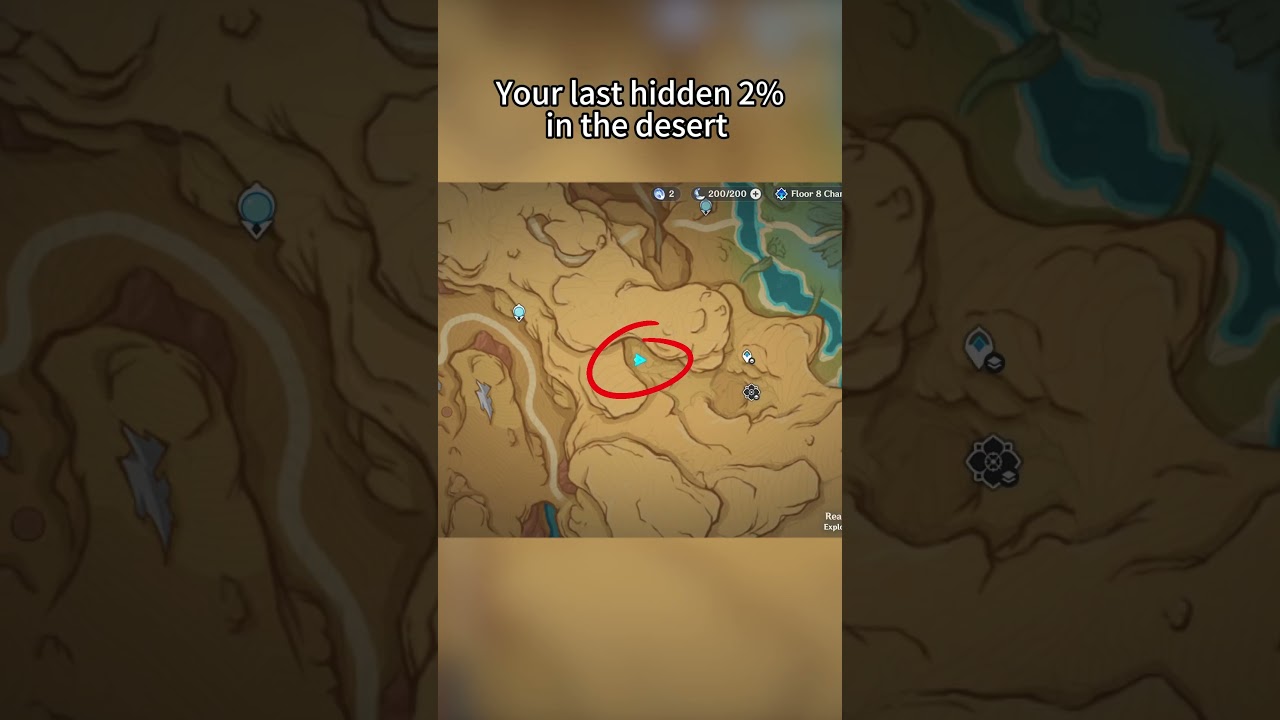 Your last hidden 2% in the desert #genshinnow #genshintips #genshin #Genshinmpact