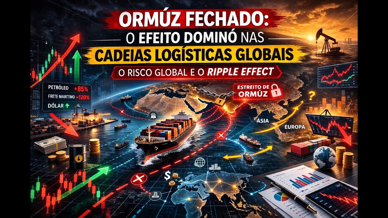 O Estreito de Ormuz continua fechado: O Caos nas Cadeias de suprimentos