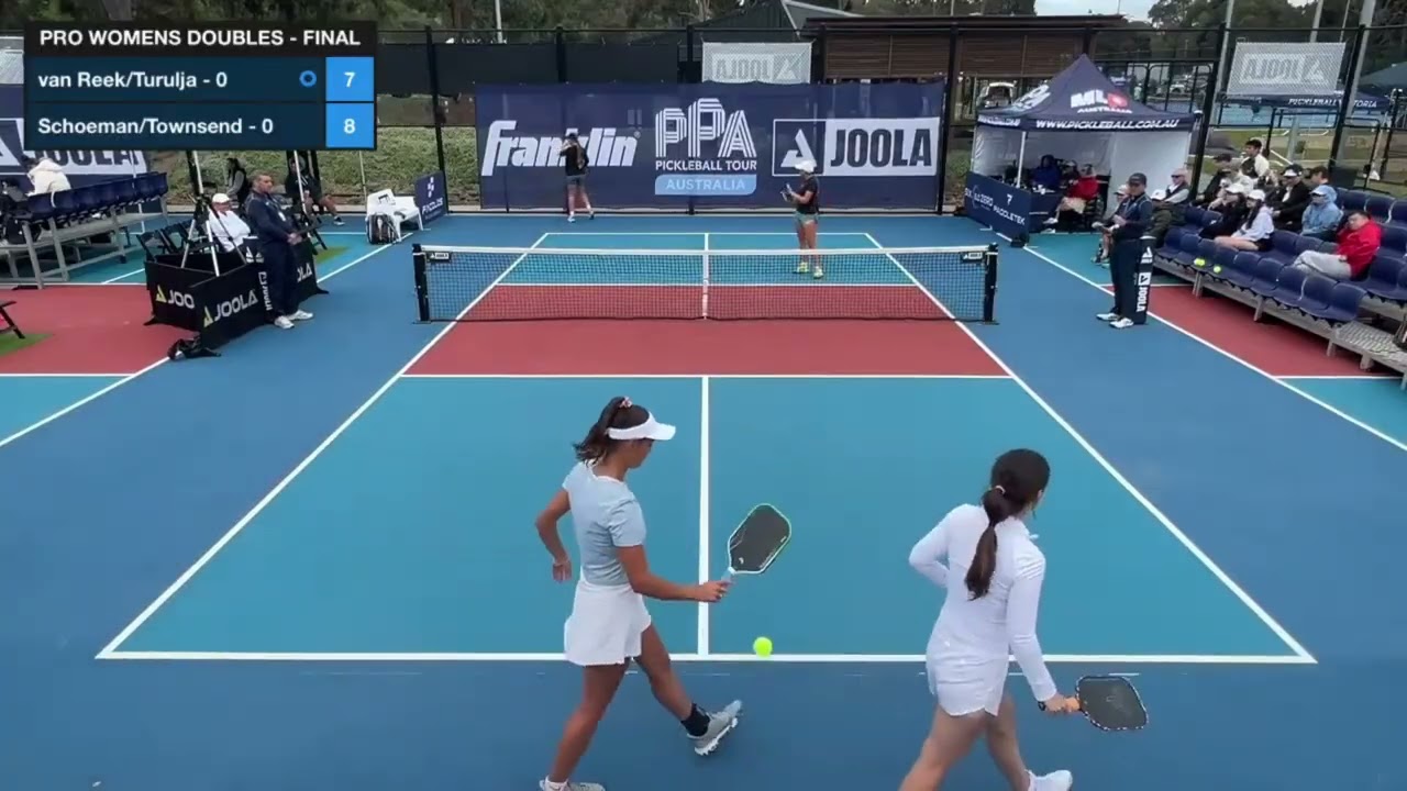 Schoeman/Townsend vs Van Reek/Turulja at the Melbourne Pickleball Cup | Gold Medal Match